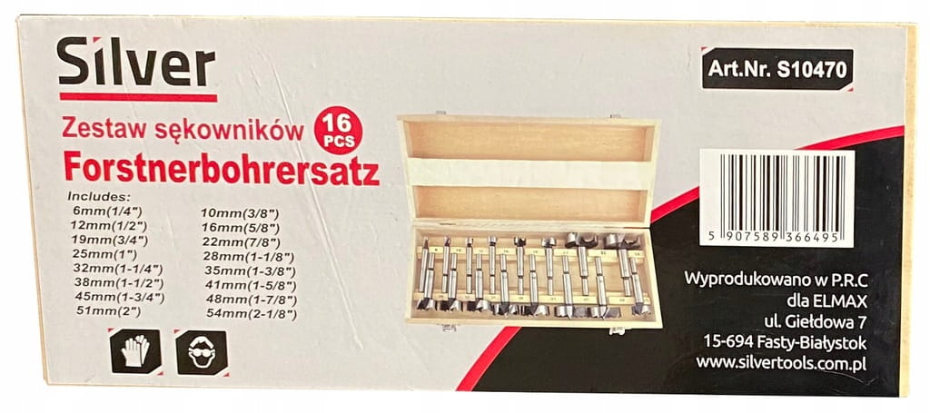 Frez czołowy, trzpieniowy (palcowy) SilverTools 8mm, 9mm, 10mm