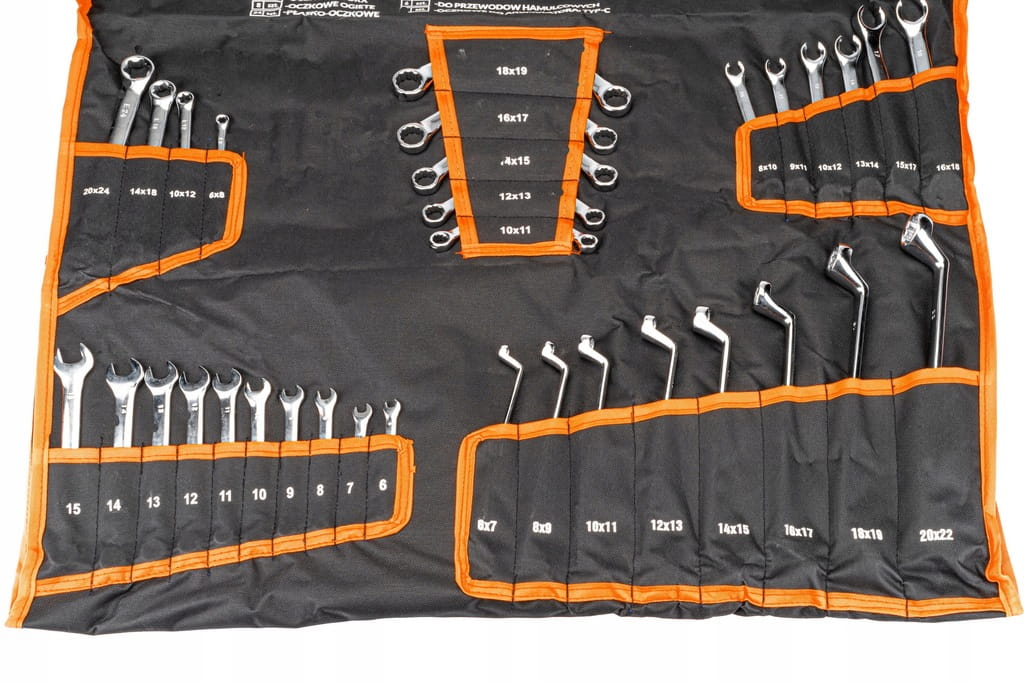 Klucze płasko-oczkowe SilverTools S10987