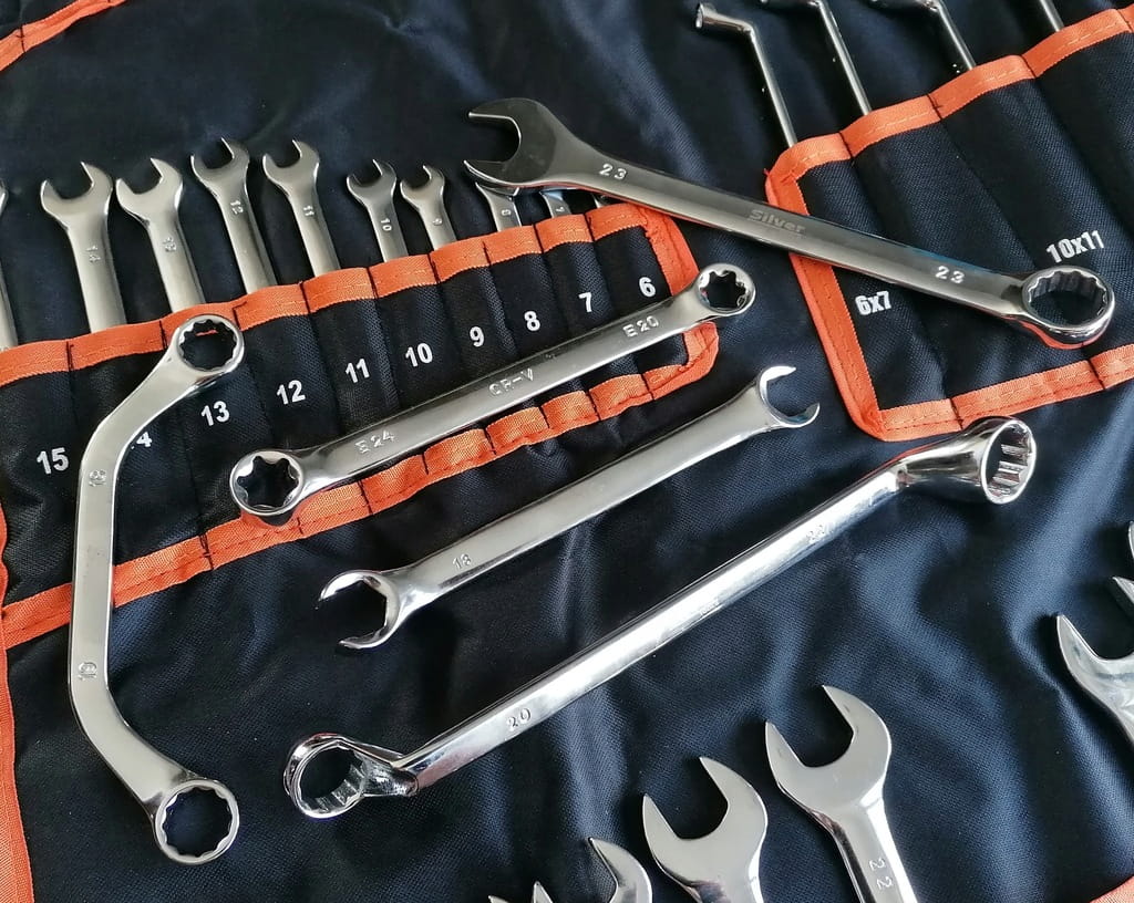 Klucze płasko-oczkowe SilverTools S10987