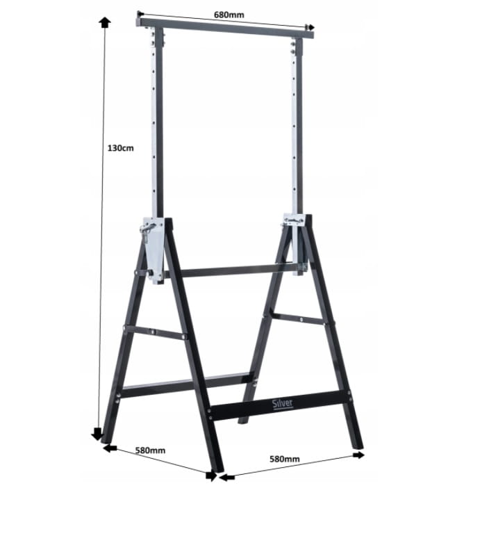 Koziołek warsztatowy regulowany Silver Tools 130 cm