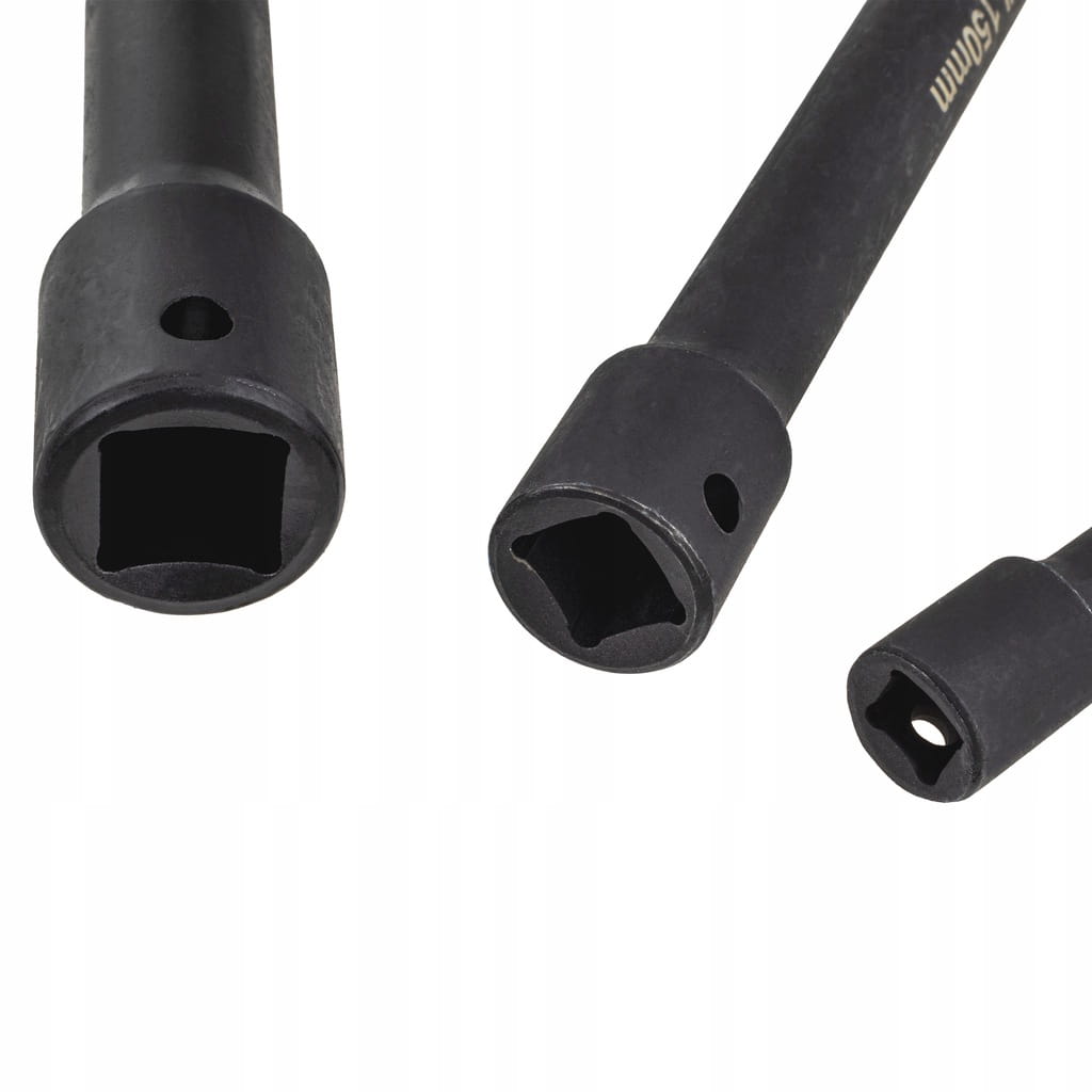 ZESTAW PRZEDŁUŻEK UDAROWYCH 1/4" 3/8" 1/2" – 9 ELEMENTÓW SilverTools