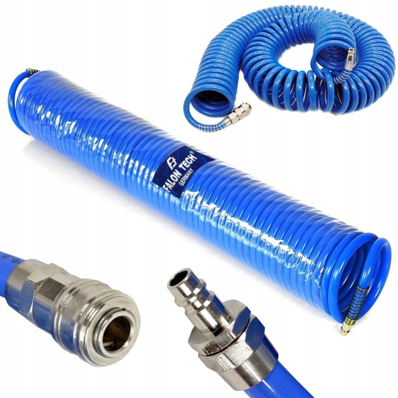 WĄŻ SPIRALNY PRZEWÓD PNEUMATYCZNY 5x8mm 20M