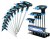Wkrętaki torx Geko G30591 T9-T50 10 szt.