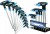 Wkrętaki torx Geko G30591 T9-T50 10 szt.
