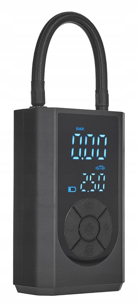 KOMPRESOR AKUMULATOROWY ROWEROWY SAMOCHODOWY LED 4000mAh 84W 150PSI GEKO