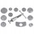 Zestaw do wyciskania tłoczków hamulcowych SilverTools S10604