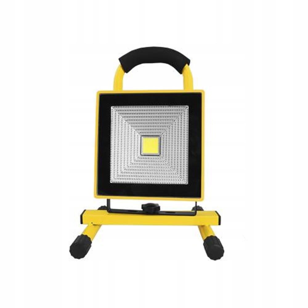 Lampa robocza halogen LED z akumulatorem 20W SLIM 12V/230V