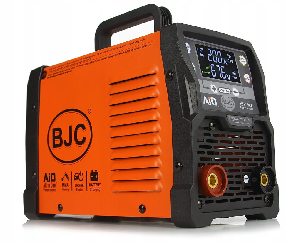 Spawarka inwertorowa BJC 200A MMA/TIG z maską, wyświetlaczem LCD