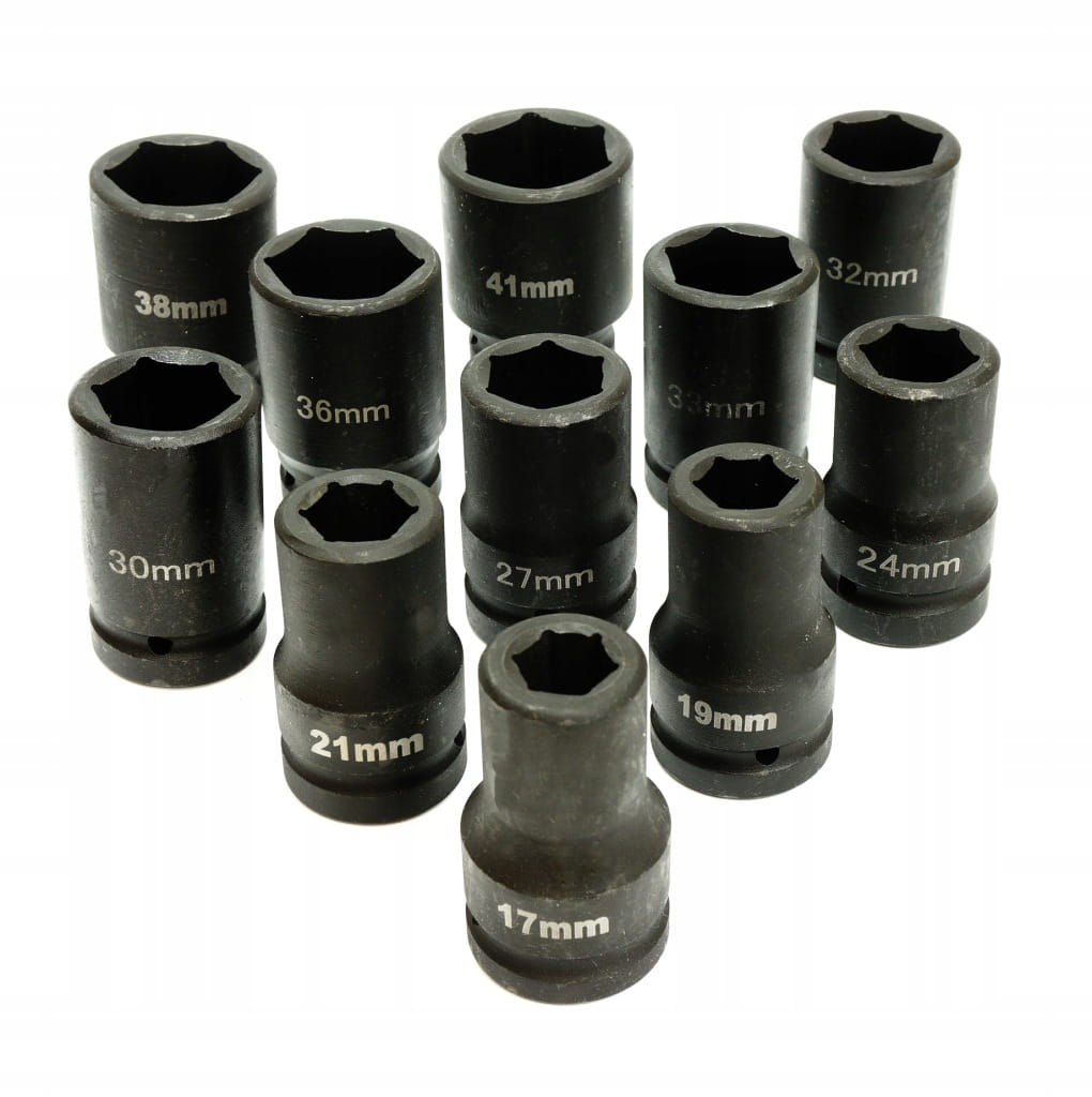ZESTAW NASADEK UDAROWYCH 1" 11 EL 17 - 41 mm