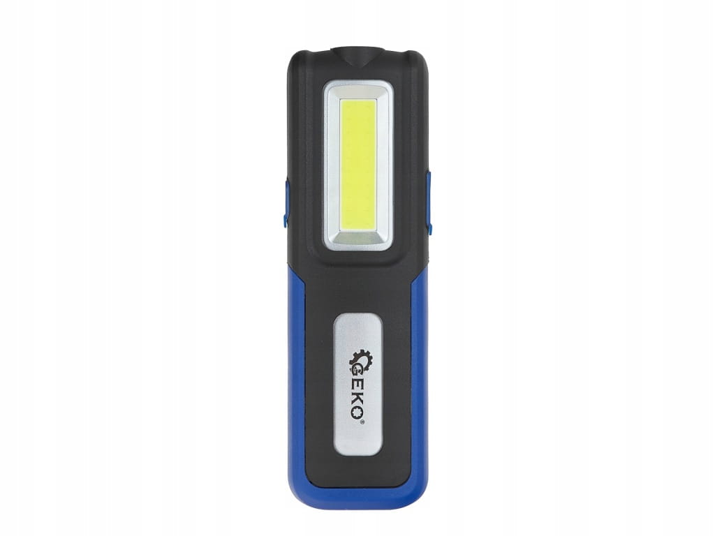 LAMPA WARSZTATOWA LATARKA AKUMULATOROWA LED COB 5W + 3W 2000mAh MAGNES GEKO