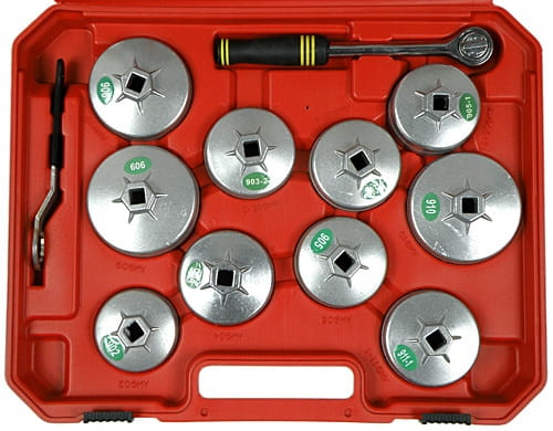 Klucz nasadowy do filtrów oleju SilverTools 23el.