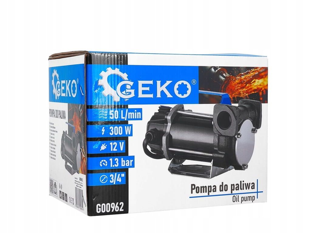 POMPA CPN POMPKA DO PALIWA ROPY OLEJU 12V 50L 300W