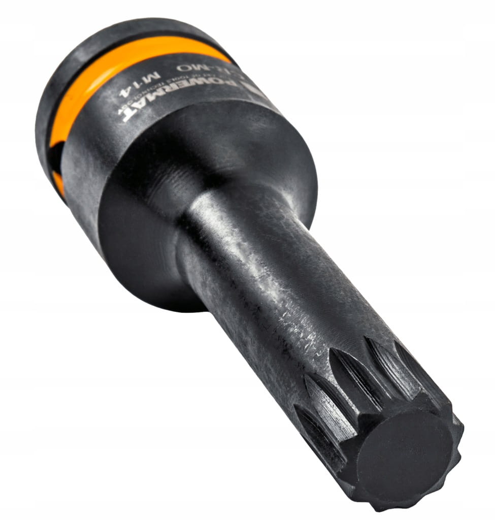 NASADKI UDAROWE SPLINE 1/2 CRMO 6SZT M14 M16 M18 DO ŚRUB 45MM 78MM WALIZKA