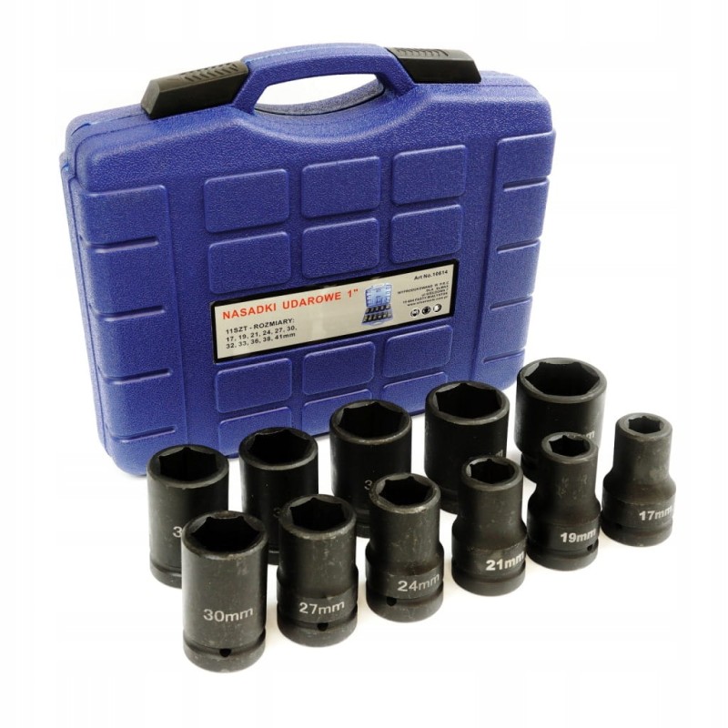 ZESTAW NASADEK UDAROWYCH 1" 11 EL 17 - 41 mm