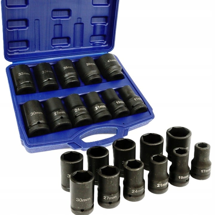 ZESTAW NASADEK UDAROWYCH 1" 11 EL 17 - 41 mm