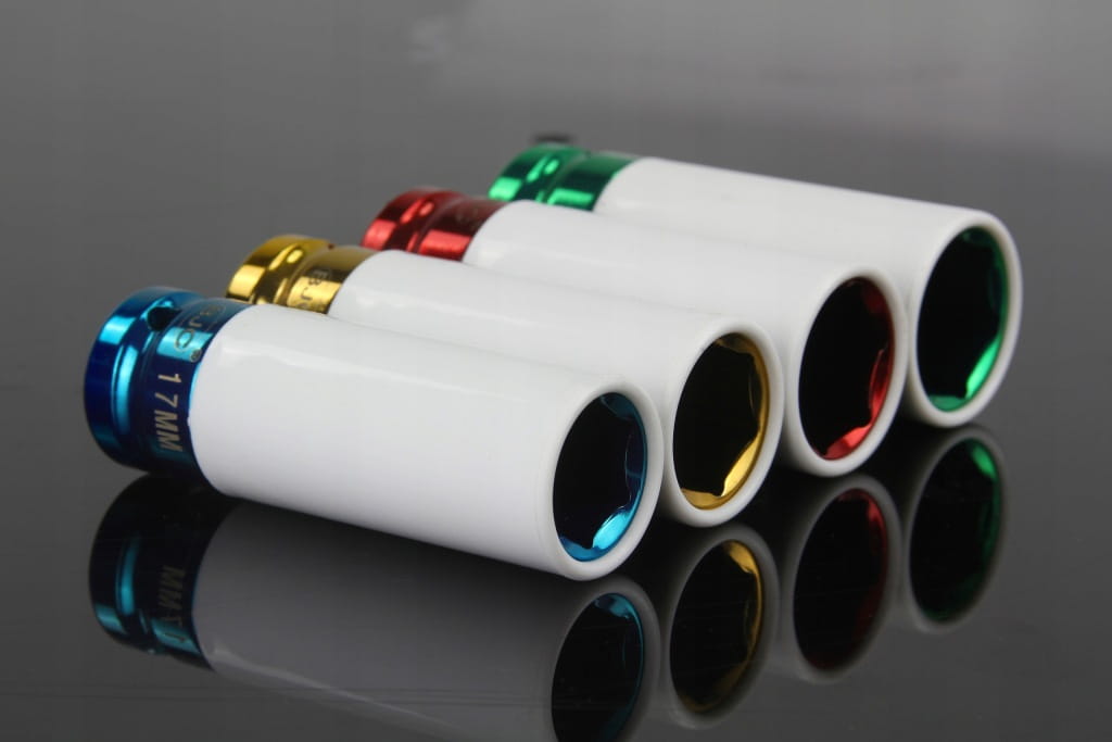 ZESTAW NASADEK NASADKI UDAROWE 1/2" ALUFELG 4
