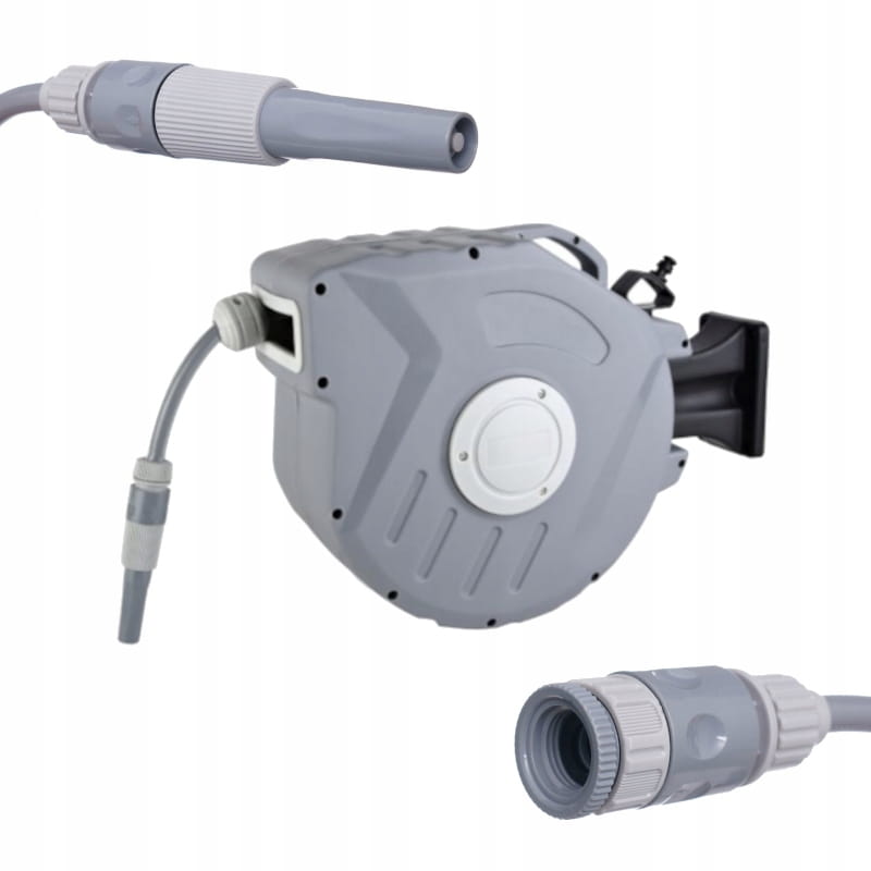 Automatyczny bęben na wąż ogrodowy 20m+2m 1/2" KD2083 Kraft&Dele