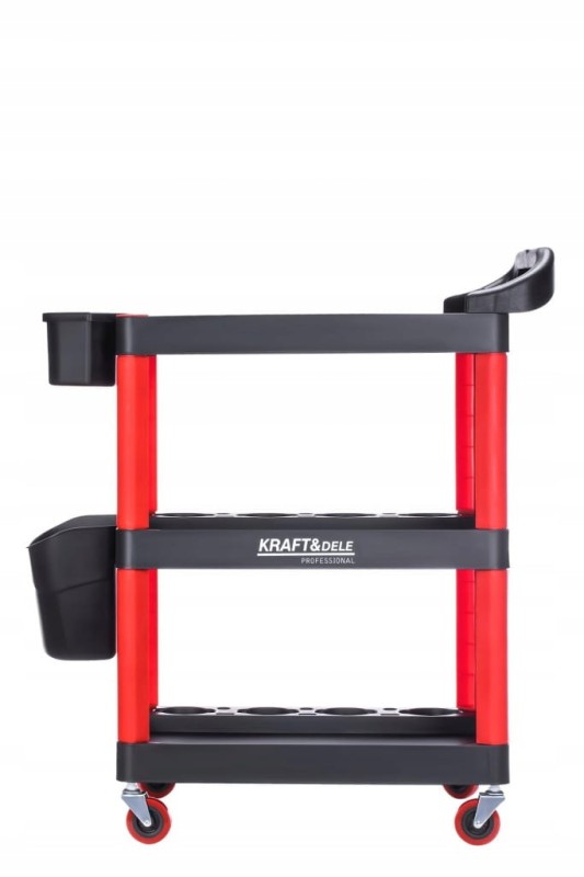 Wózek warsztatowy KD1076 Kraft&Dele 3 półki organizer narzędzi