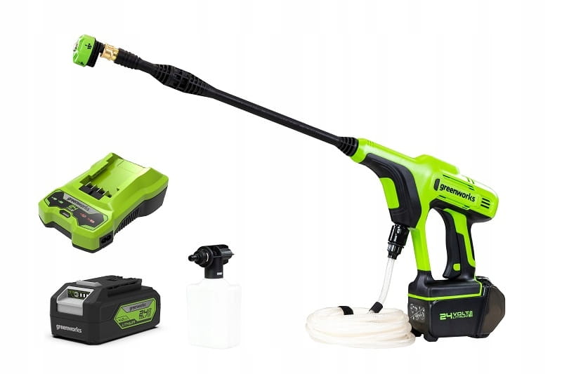 Greenworks 24V myjka ciśnieniowa zestaw ładowarka