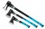 Zestaw siekier Kraft&Dele Fiberglass 3 szt. 600g/1000g/2200g