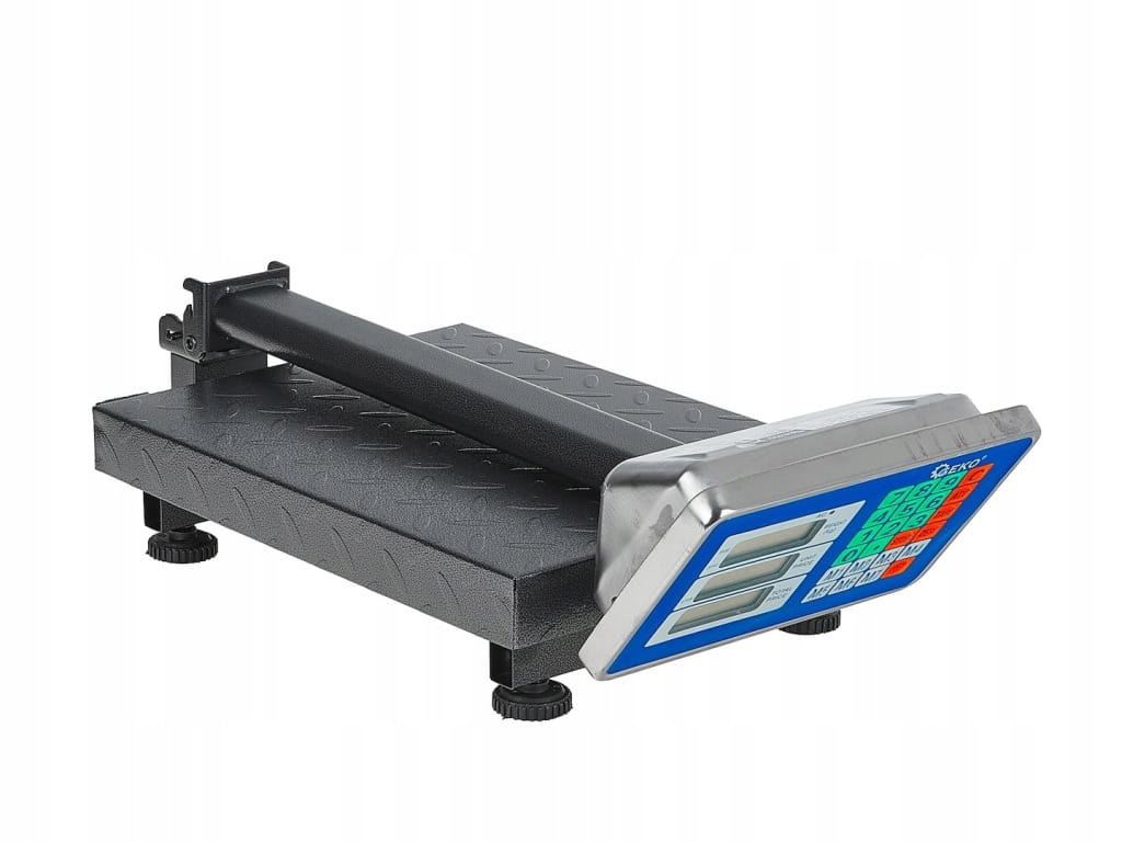 WAGA ELEKTRONICZNA MAGAZYNOWA PRZEMYSŁOWA PLATFORMOWA 150kg LCD