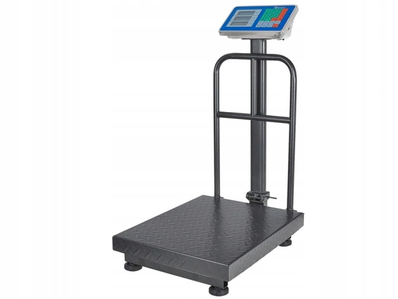 WAGA ELEKTRONICZNA MAGAZYNOWA PRZEMYSŁOWA PLATFORMOWA 300kg LCD