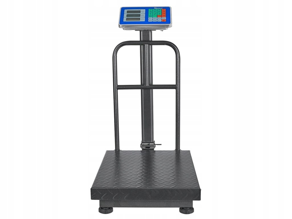 WAGA ELEKTRONICZNA MAGAZYNOWA PRZEMYSŁOWA PLATFORMOWA 300kg LCD