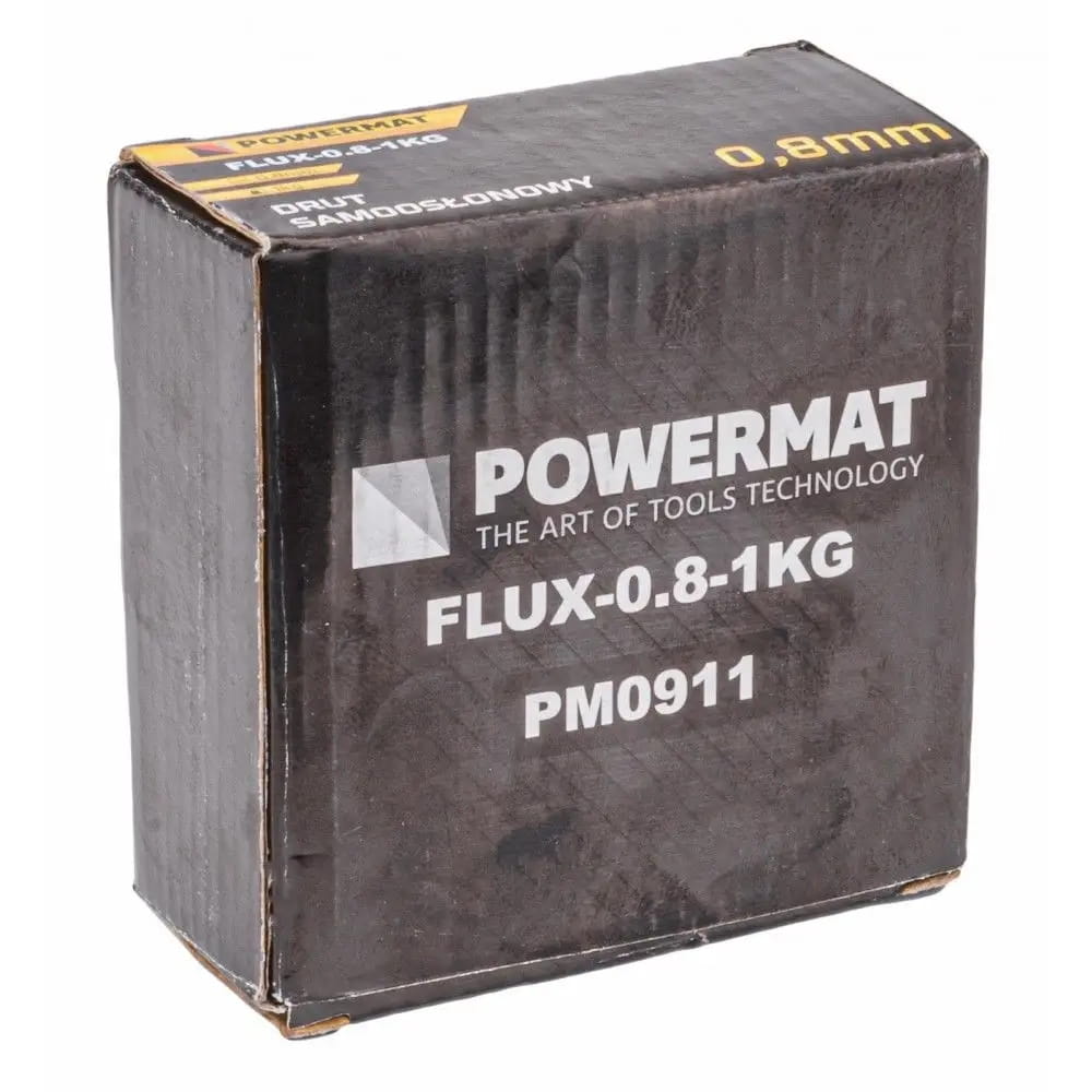 POWERMAT Drut spawalniczy rdzeniowy (samoosłonowy) 0,8mm 1kg FLUX-0.8-1KG,