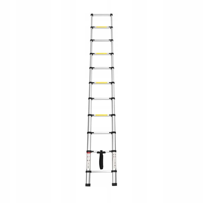 Drabina aluminiowa teleskopowa Kraft&Dele, 10 stopni, 320 cm, max 150kg