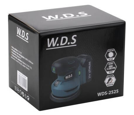 Kraft&Dele WDS2525 Szlifierka mimośrodowa 21V 3 Ah