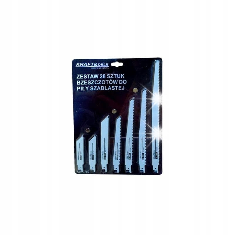 Brzeszczoty do piły szablastej 28szt. duży zestaw KD10780