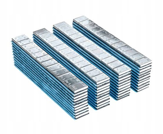 Ciężarki klejone Kraft&Dele do felg aluminiowych 50 pasków x 5 g