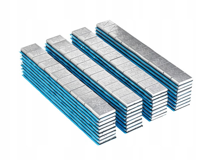 Ciężarki klejone Kraft&Dele do felg aluminiowych 50 pasków x 5 g