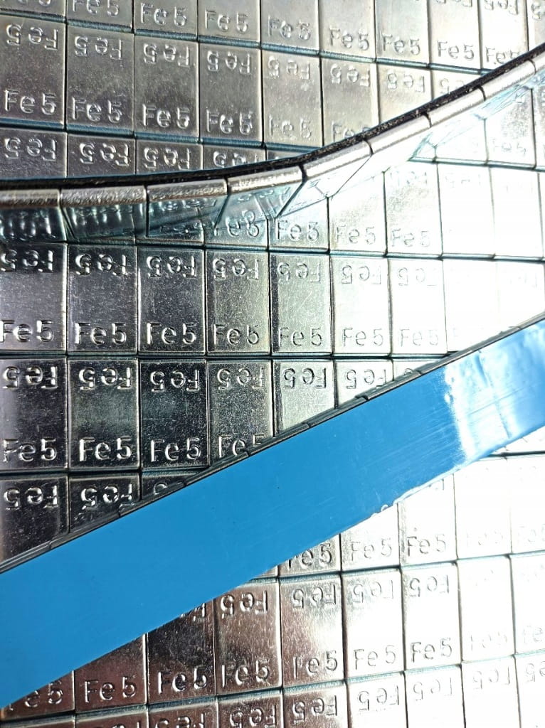 Ciężarki klejone Kraft&Dele do felg aluminiowych 50 pasków x 5 g