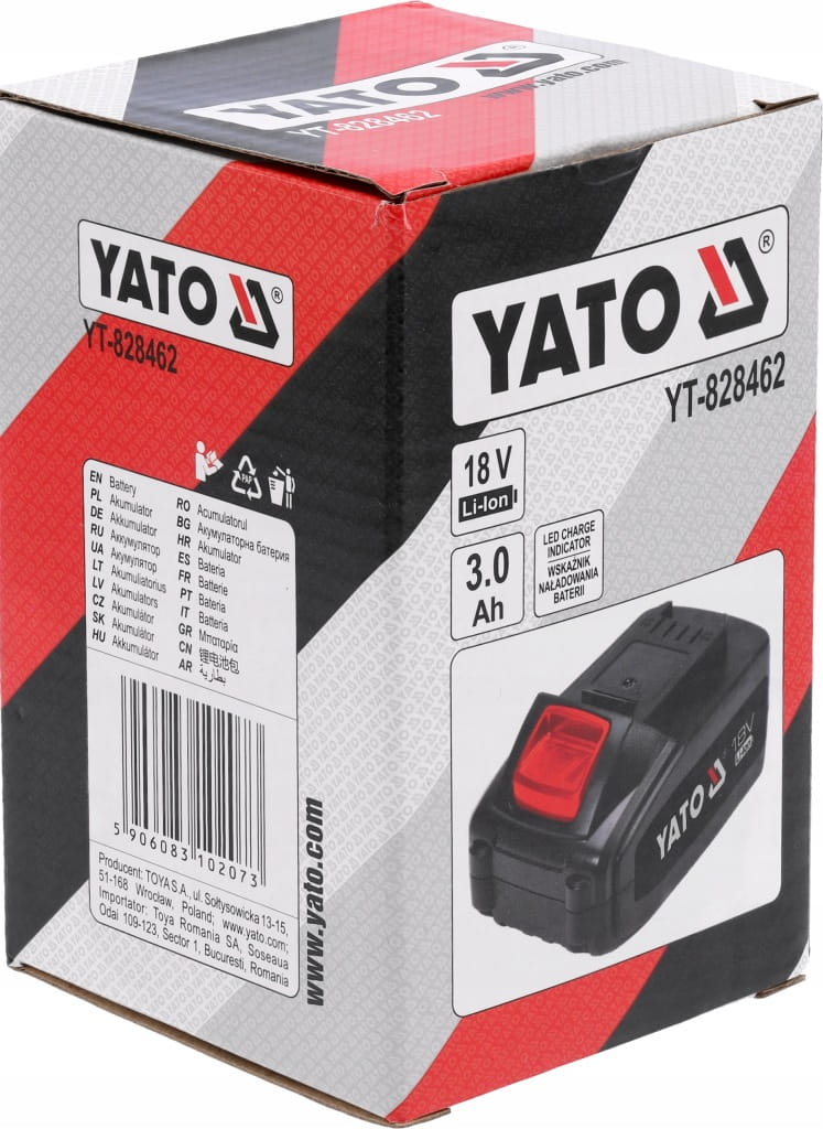 Akumulator Li-Ion Yato 18 V 3 Ah