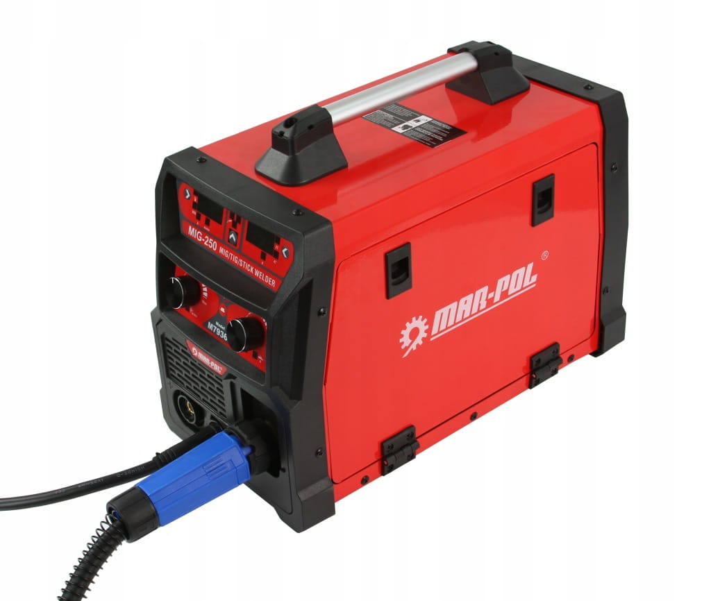 Półautomat spawalniczy MIG/MAG, MMA, TIG Mar-Pol 30-250 A 230 V