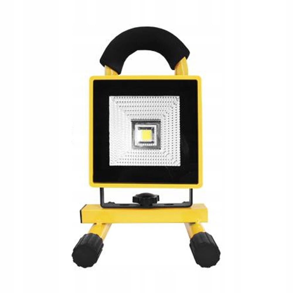 Lampa robocza LED z akumulatorem 10W halogen SLIM 12V/230V