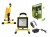 Lampa robocza LED z akumulatorem 10W halogen SLIM 12V/230V