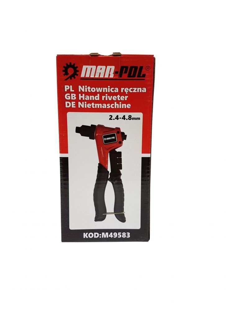 NITOWNICA RĘCZNA PROFI 2,4-4,8mm 4 KOŃCÓWKI 180mm