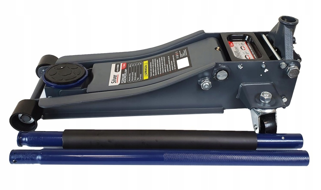 PODNOŚNIK HYDRAULICZNY NISKOPROFILOWY 3,5 T – ZAKRES 75–500 mm, 2 TŁOKI