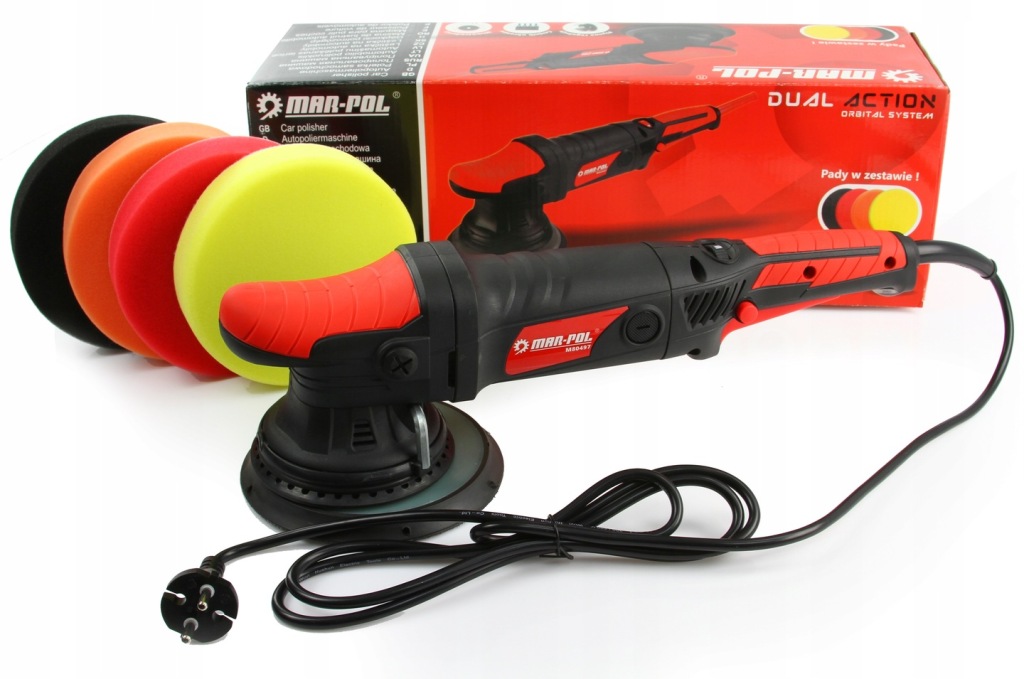 Polerka samochodowa Mar-Pol Dual Action 150 mm z regulacją obrotów