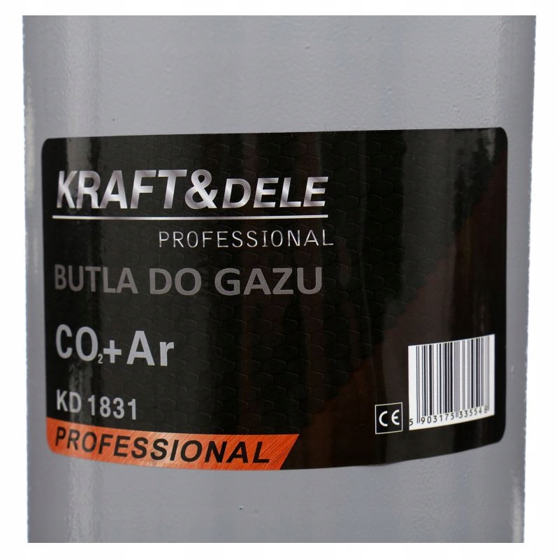 Butla gazowa Kraft&Dele KD1831 mieszanka argonowa 250 bar 8 l