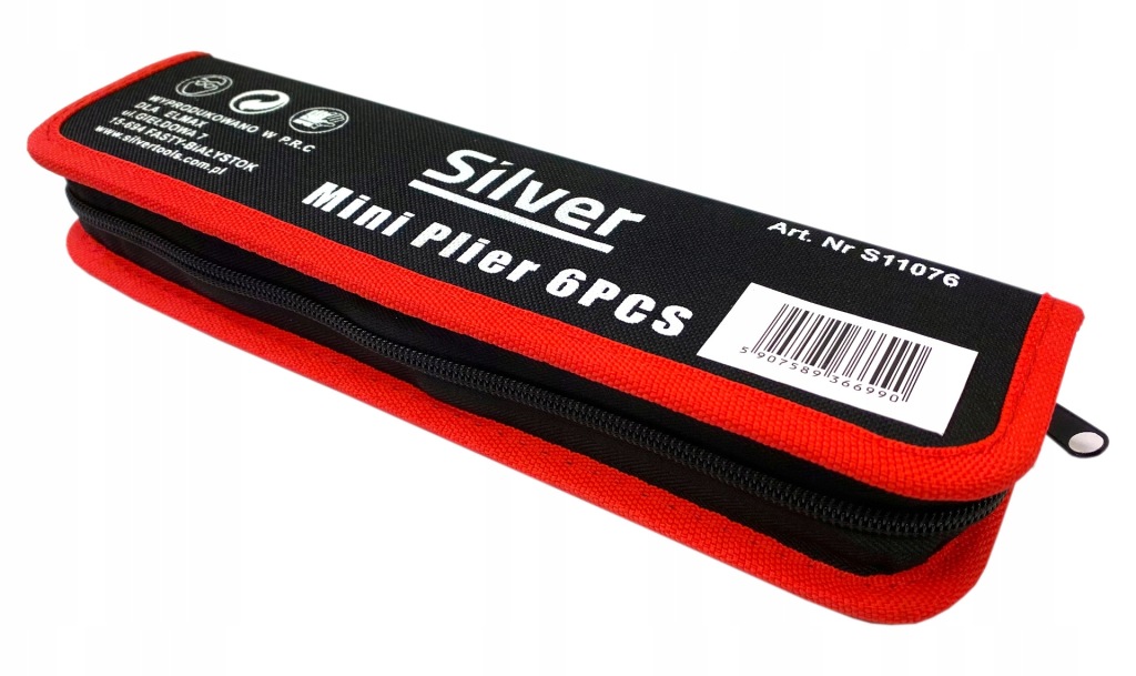 Szczypce kombinerki mini zestaw 6 szt. precyzyjne 125 mm Silver