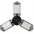 Lampa warsztatowa sufitowa 3 panele składane LED 90° 80W 8500 lm