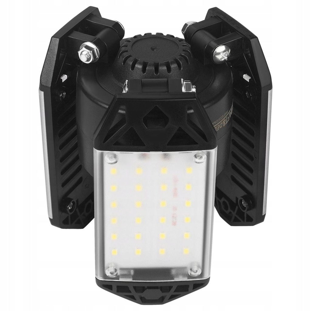 Lampa warsztatowa sufitowa 3 panele składane LED 90° 80W 8500 lm