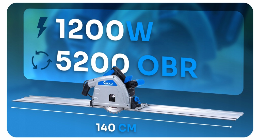Pilarko-zagłębiarka elektryczna Geko 1200 W