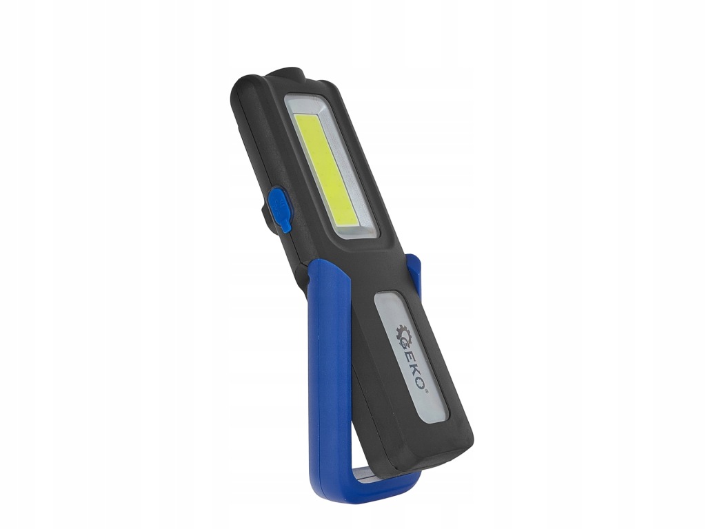 LAMPA WARSZTATOWA LATARKA AKUMULATOROWA LED COB 5W + 3W 2000mAh MAGNES GEKO
