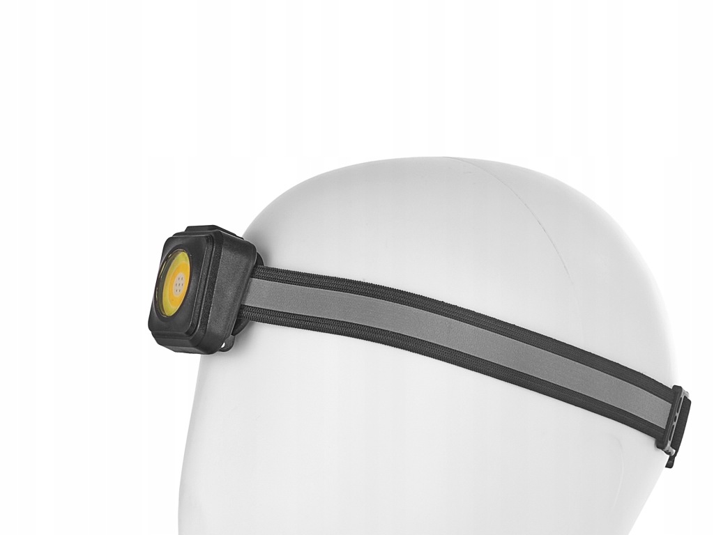 LAMPA WSTRZĄSOODPORNA LATARKA CZOŁOWA CZOŁÓWKA LED COB 3W 500lm 500mAh