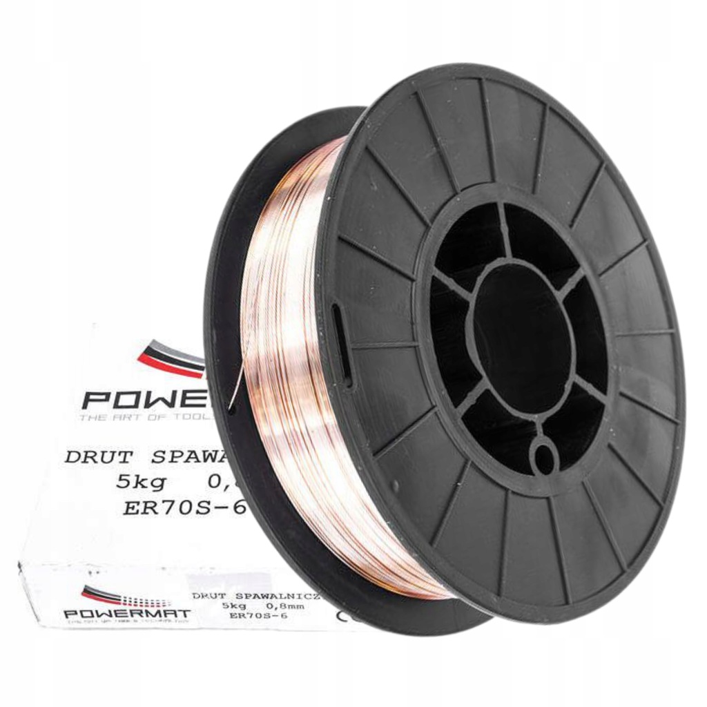 Drut spawalniczy Powermat 0,80 mm ER70S-6 5 kg