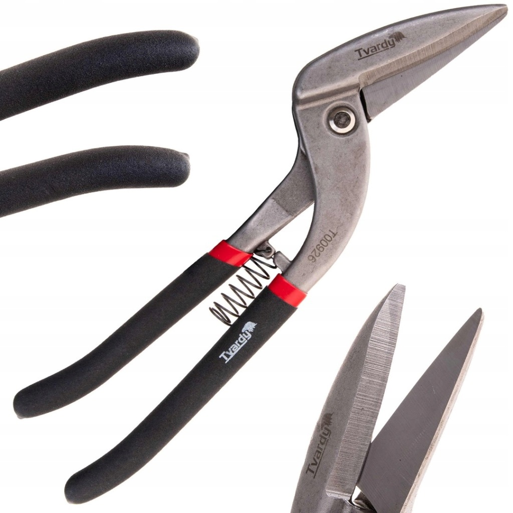 Nożyce do blachy ręczne Tvardy T00926 1 mm